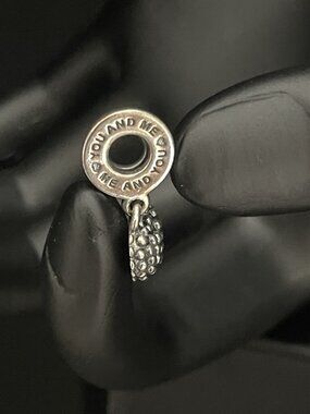 Pandora 925 Sterling Silver “ME ♥ YOU AND YOU ♥ ME” Dangle Heart Charm “DAUGHTER